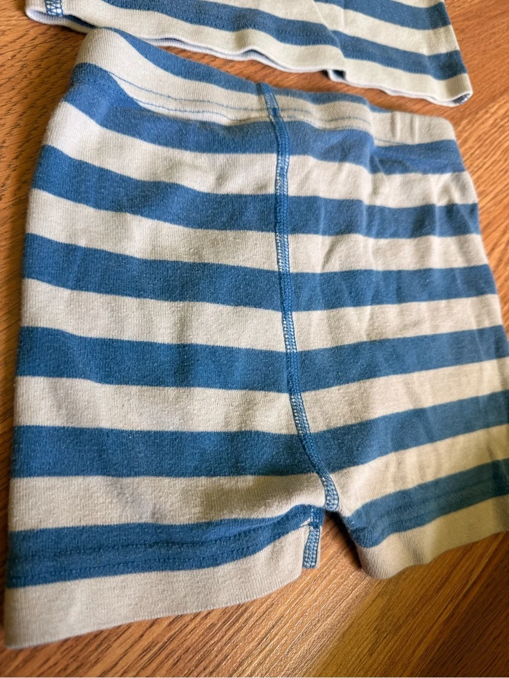 Hanna Andersson Marvel Blue Red White Striped Spider Pajama Set 4